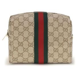 Gucci  mala de ombro em tecido bege Bege
