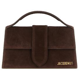 Jacquemus Sac à main en cuir de veau marron Marron