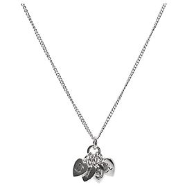 Dior Collar Heart Revolution Silver Plata