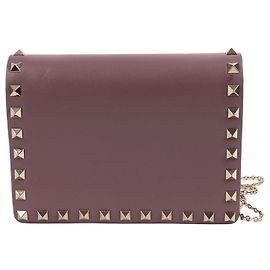 Valentino Rockstud Mini Chain Bag Pink