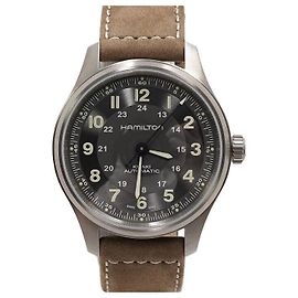 Autre Marque Khaki Field Titanium Automatic Men's Watch Brown
