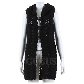 Chanel Strickweste schwarz Schwarz