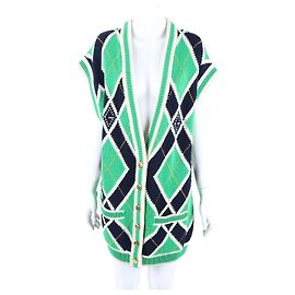 Colete de malha Gucci verde multicolor Verde