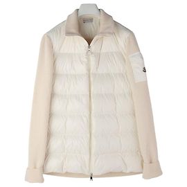 Moncler Tind Down Padded Cardigan Size Blanc