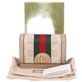 Gucci Ophidia Flap Wallet Leather Multiple colors