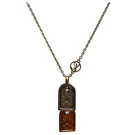 Louis Vuitton Collana Nano Monogram D'oro