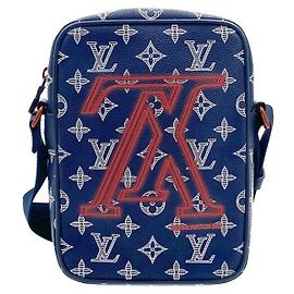 Louis Vuitton Borsa a tracolla Upside Down Danube Blu