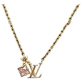 Louis Vuitton Colar Iconic Lulugram Marrom