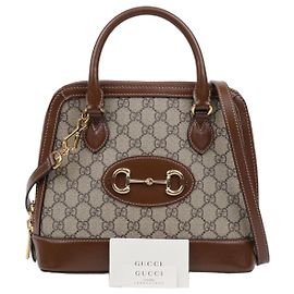 Gucci Petit sac à main Horsebit marron Marron