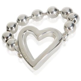 Anello Cuore con Perle in Argento Sterling Gucci Altro