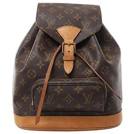 Louis Vuitton Montsouris MM Monogram Backpack in Brown M51136 Brown