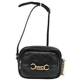 Borsa Camera Mini Link Burberry Nera in Pelle Nero