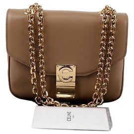 Céline Small Chain Shoulder Bag Brown