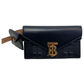 Burberry Gesteppte Gürteltasche in Schwarz Schwarz