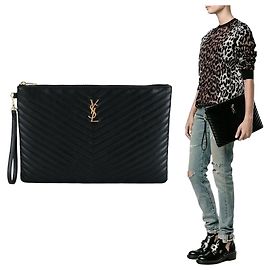 Autre Marque Clutch Monogram New Medium Multicolore