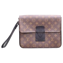 Louis Vuitton Pochette Monogram Lock Pouch Clutch Multicolore