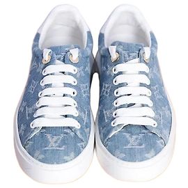 Louis Vuitton Timeout Sneakers Denim Blue