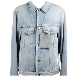 Giacca in denim Louis Vuitton DNA blu Blu