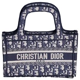 Borsa Dior Mini Book Tote Blu Blu