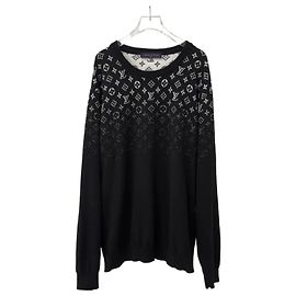 Louis Vuitton New Gradient Knit Strickpullover Schwarz Schwarz