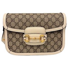 Gucci Borsa a tracolla Medium Horsebit Marrone
