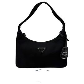 Prada Sac Hobo Tesuto Black Noir