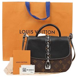 Louis Vuitton Bolsa de Ombro Chain It PM Dot Marrom