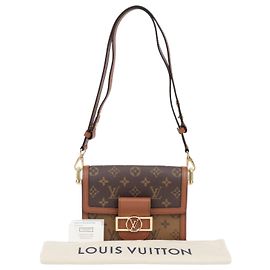 Louis Vuitton Bolsa de Ombro Dolphin em Canvas Reverse Monogram Mini Multicor