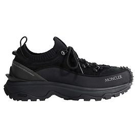 Moncler Baskets Trailgrip en daim Noir