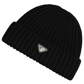 Prada Wollmütze Schwarz Schwarz