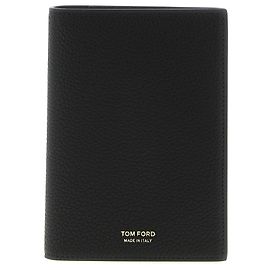 Tom Ford Black Calfskin Wallet Black