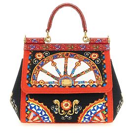 Dolce & Gabbana Borsa in cotone multicolore Multicolore