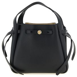 Tory Burch Black Cowhide Handbag Black