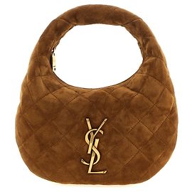Autre Marque Brown Calfskin Handbag Brown