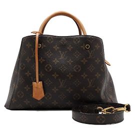 Louis Vuitton Borsa Tote e Borsa a Tracolla Monogram Montaigne GM Multicolore