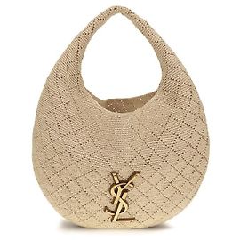 Autre Marque Beige Raffia Shoulder Bag Beige