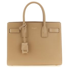 Autre Marque Handtasche aus beigem Kalbsleder Beige