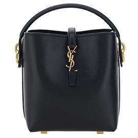 Autre Marque Bolsa de ombro Bos Taurus em couro de bezerro preto Preto