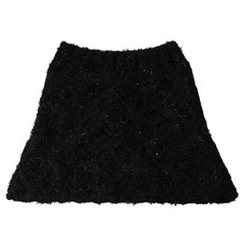 Dolce & Gabbana Herren Kaschmir Strick-Halstuch Schwarz Schwarz
