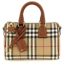 Burberry Mini Handbag Beige Burberry Check Beige