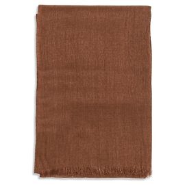 Sciarpa Brunello Cucinelli marrone in seta e cashmere Marrone