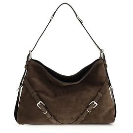 Givenchy Bolsa de ombro Bos Taurus em couro de bezerro preto Preto