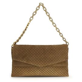 Gucci Borsa in pelle scamosciata marrone Marrone