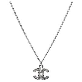 Chanel Collar Cubic CC Silver Plata