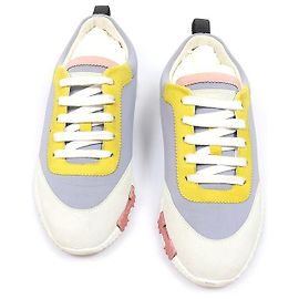 Hermès Multicolor Technical Canvas Suede Bouncing Sneakers Multiple colors
