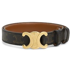 Céline Triomphe Canvas Gürtel Braun Braun