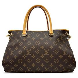 Louis Vuitton Monogram Palace Tote Bag Brown