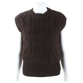 Bottega Veneta Strickweste Braun Braun