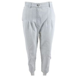 Chanel Denim Pants Blue Blue