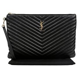 Autre Marque Clutch porta documenti Monogram Multicolore